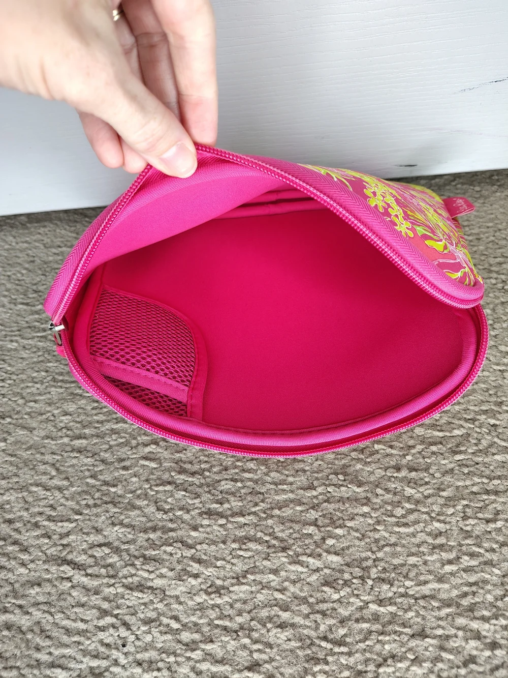 Lilly Pulitzer Pink and Yellow Floral Tablet Sleeve